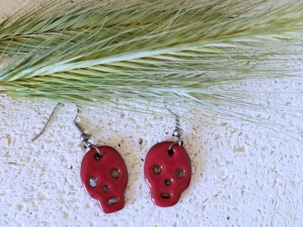FRIDA PENDIENTES CALAVERA - Imagen 3